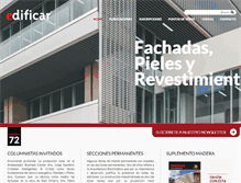 Tablet Screenshot of edificar.net